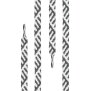 Di Ficchiano - flache Schnürsenkel - weiß/dunkelgrau Twist - 160 cm