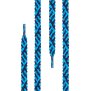 Di Ficchiano - flache Schnürsenkel - dunkelblau/hellblau Twist - 110 cm