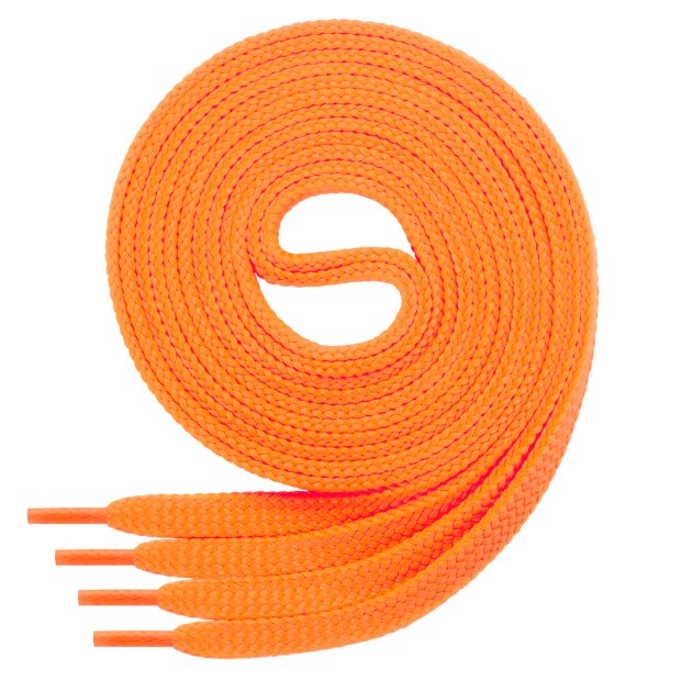 Di Ficchiano - flache Schnürsenkel - neonorange - 100 cm