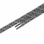 Swissly Schnürsenkel - Twist - schwarz/grau - 170 cm