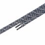 Swissly Schnürsenkel - Twist - dunkelblau/grau - 90 cm