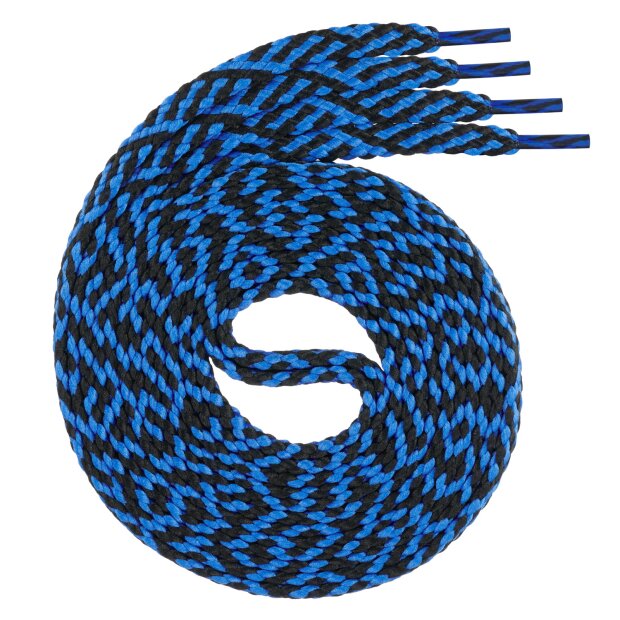 Swissly  Schnürsenkel - Twist - schwarz/blau - 160 cm