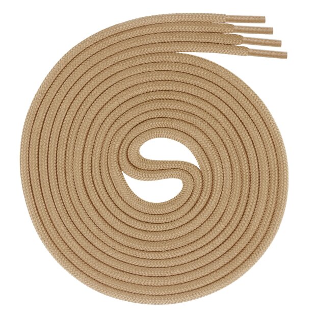 Swissly Polyester-Schnürsenkel - beige -  70 cm