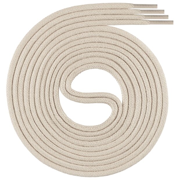 Swissly Premium Schnürsenkel - hellbeige - 110cm